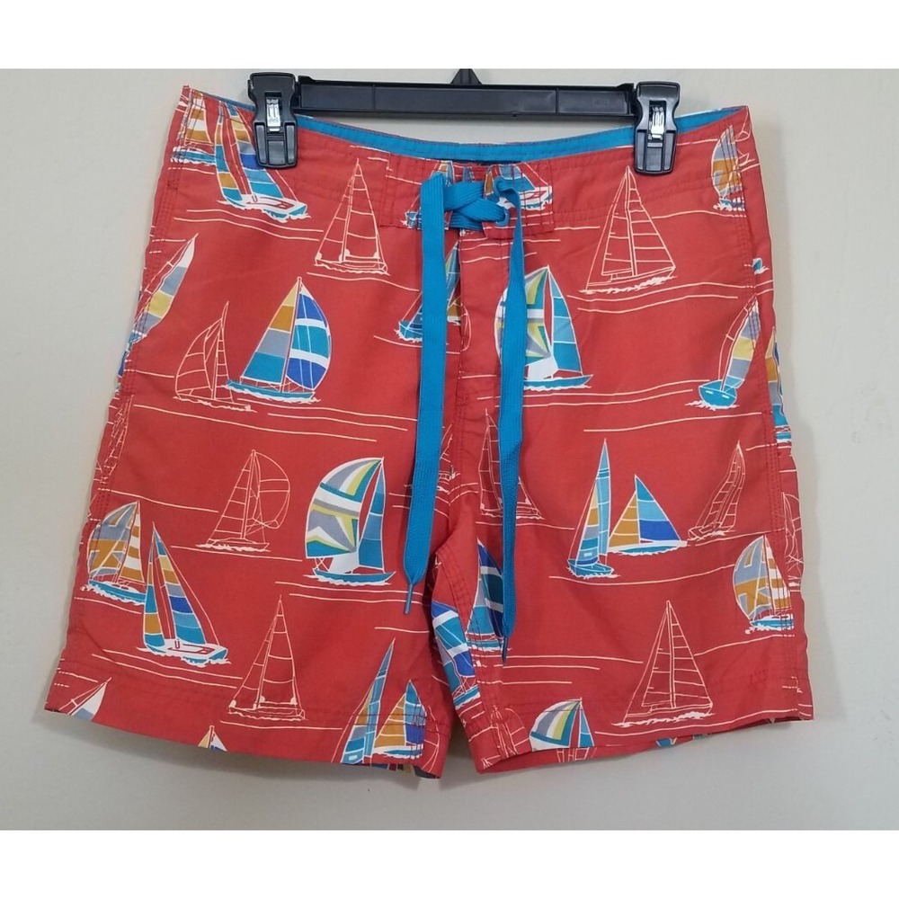Reyn Spooner Board Shorts Men 30 Hawaiian Traditions Swim Trunks Sailaway‎ Boat